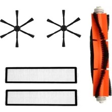 Dreame Vacuum Mop D9/d9 Max 6 Kollu Siyah Yan Fırçalı Set - 5 Parça