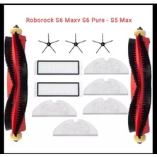 Roborock S6 Maxv S6 Pure - S5 Max Uyumlu Filtre Fırça Mop Seti