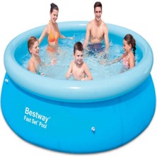 Bestway Büyük Mavi Aile Havuzu 305X76 Cm, Eğlence ve Serinlik Için Mükemmel
