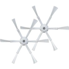 Roborock S5 Max, S6 Maxv Pure,q7 Max, S7 Ultra Max Yan Fırça 6 Kollu (2 Adet)