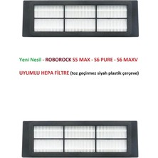 Xiaomi Mi Robot Vacuum Model: SDJQR02RR Ultra Hepa Filtre 2 Adet - Uyumlu Yeni Nesil