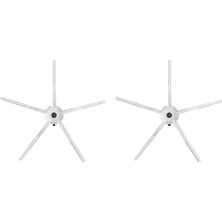 Roborock Q7 Max Uyumlu 2 Adet Beyaz Yan Fırça