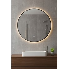 Empressco Hd Akıllı Ayna Buhar Tutmayan 3 Renk LED Işıklı Siyah Çerçeveli Banyo Lavabo Makyaj Aynası 75 cm - Fiyatı, Yorumları