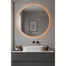 Empressco Hd Akıllı Hareket Sensörlü Buhar Tutmaz 3 Renk Ledli Işık Gümüş Çerçeveli Banyo Lavabo Makyaj Aynası 80 cm - Fiyatı, Yorumları
