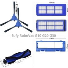 Robovac Robot Süpürge G10 G20 G30 Hepa Filtre Fırça Kapak (Uyumlu Set)