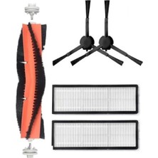 Xiaomi Mijia 1c ve F9 - Mop Pro2+ (3d) Siyah Yan Fırça Set