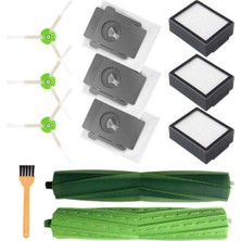 Irobot Roomba E5, E6, I7, I7 Hepa Filtre, Toz Torbası, Fırça (Uyumlu Yedek Parça Seti)