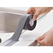 Empressco Aveo 1 Adet Gri Duş Pvc Lavabo Küvet Tezgah Banyo Mutfak Pencere 3,2 mt Su Sızdırmaz Yalıtım Bant - Fiyatı, Yorumları