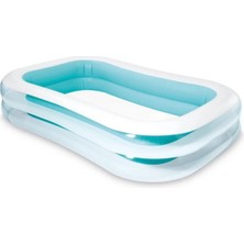 intex Aile Şişme Havuzu, Şeffaf, 262X175X56CM, Eğlence Dolu Yaz Keyfi