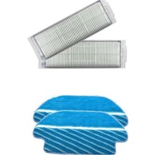 V2 - V3 ve Xiaomi Mop Pro Uyumlu Hepa Filtre -Mop Paspas 2li