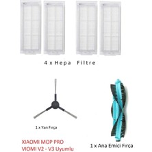 Xiaomi Xıaomı Mop Pro - Viomi V2 V3 Hepa Filtre Ana Fırça Yan Fırça -(Emici Ana Fırça)*