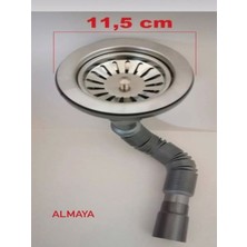 Empressco Çöpmak Lavabo ve Eviye Sifonu Geniş Ağızlı Evye ve Lavabo Gider Borusu - Ürün Çapı 11,5 cm - Fiyatı, Yorumları