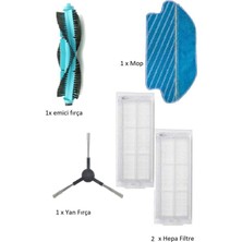 Xiaomi Xıaomı Mop Pro - Vıomı V2-V3 Yedek Parça Seti (Hepa Filtre, Mop, Yan Fırça, Emici Fırça)