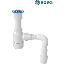 Empressco 1 Kalite Körüklü Tahliye Taslı Lavabo Evye Sifonu Depolu Lavabo Evye Gider Borusu - Fiyatı, Yorumları