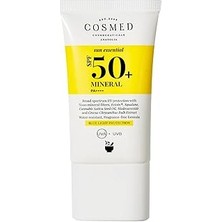Renas Store Cosmed Mineral Spf 50 Çok Hassas Ciltler Için Yüzde Yüz Mineral Filtreli Yüz Güneş Kremi