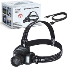 MiraLive Sensörlü Cree Tg LED  Şarjlı Kafa Lambası  WT-625