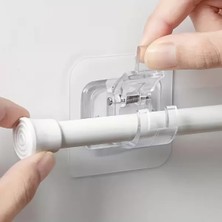 MiraLive Çok Amaçlı Kıskaçlı Yapışkanlı Kablo ve Mop Tutucu