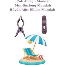 Empressco 8 Adet Büyük Boy Plaj Havlu Mandalı-Çok Amaçlı Mandal-Havlu Tutucu-Şezlong Sabitleyici - Fiyatı, Yorumları