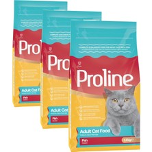 Belirtilmemiş Proline Balıklı Yetişkin Kedi Maması 1.2 kg (3 Paketi)