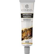 Belirtilmemiş Metaglan Parlatıcı Gümüş/bakır/altın/krom/çelik/pirinç/nikel Parlatma Cilası 30 Gram