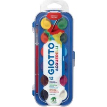 Giotto Sulu Boya 12 Renk 30 mm Çap
