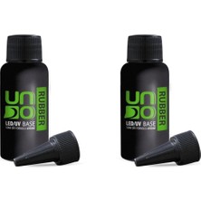 Belirtilmemiş Fontenay Profesyonel Uno Rubber Base Coat 50ML 2'li Set Şeffaf