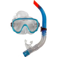 Premini Şeffaf Cam Maske ve Nefesli Dalış Seti M72/SN6
