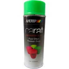 Motip Carat Floresan Forforlu 400ML Sprey Boya Yeşil Renk 495731