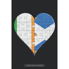 Belirtilmemiş Planner: Irish Scottish Flag United Heart Jigsaw Puzzle Flags Of Ireland Scotland