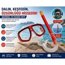 Premini Yetişkin Dalış Seti, Maske ve Boru ile Deniz Macerası Keyfi