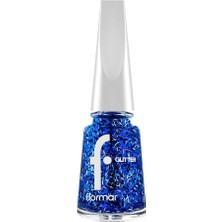 Belirtilmemiş Flormar Yoğun Simli Şeffaf Oje - Glitter Nail Enamel - GL07 Sapphire Shine - 8682536049832