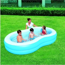 Bestway Büyük Oval Şişme Havuz 262 x 157 Cm, Yaz Eğlencesi Için Rüya Gibi Bir Deneyim