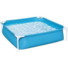 Premini Köşeli Çocuk Yüzme Havuzu 122X122X30,5 Cm, Eğlence ve Serinlik Için Ideal