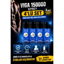 Chase 150000 Sprey 4'lü Set | Erkeklere Özel Harici Kullanım Spreyi | Ekonomik Paket