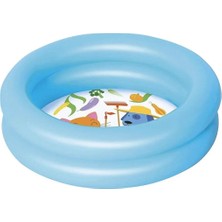 Bestway Renkli Desenli Bebek Havuzu, Eğlenceli ve Ferahlatıcı Tasarım, 61X15 cm