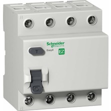 Schneider Electric Schneider 4X63A 30MA Kaçak Akım Rölesi Easy9 Trifaze Hayat Koruma EZ9R05463