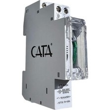 Cata Dijital Zaman Saati Otomatik Zamanlayıcı Timer Sigorta Tipi CT-9184