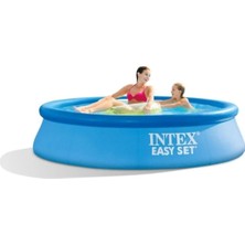 intex Kolay Kurulum Şişme Havuz 244X61 cm ve Pompa, Eğlence Için Ideal