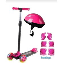 Empressco Işıklı Scooter 3 Tekerlekli Kask Dizlik Set Twist Scooter Koruyu Ful Set Çocuk Scooter - Fiyatı, Yorumları