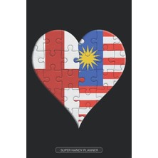 Belirtilmemiş Planner: English Malaysian Flag United Heart Jigsaw Puzzle Flags Of England Malaysia