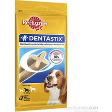 Pedigree Dentastix Orta Boy Köpek Ödülü 7'li 180 Gr x 10 Sağlıklı Dişler İçin Özel Formül