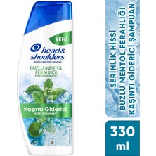 Head&Shoulders Head & Shoulders Buzlu Mentol Ferahlığı Kaşıntı Giderici Serinlik Hissi Kepeğe Karşı Etkili Şampuan 330ml