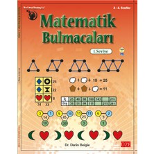 Üstün Zekalılar Enstitüsü Matematik Bulmacaları 1. Seviye Darin Beigie 9 - 12 Yaş Dikkat & Zeka Geliştirme Kitabı