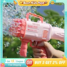 Empressco Sb Pilli Roket Atar Baloncuk Köpük Tabancası 32 Delikli Bazooka Bubble Machine HD1199 - Fiyatı, Yorumları