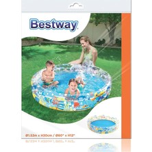 Bestway Renkli 152X30 cm 3 Halkalı Plaj ve Havuz Ortamı Dekoratif Bez