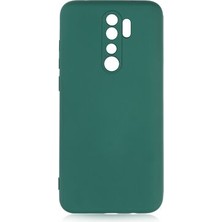Tekno Grup Xiaomi Redmi Note 8 Pro Kılıf  Içi Kadife Yumuşak Lansman Kılıf-Koyu Yeşil