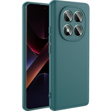 Tekno Grup Xiaomi Poco X7 Kılıf  Içi Kadife Yumuşak Lansman Kılıf-Koyu Yeşil