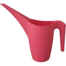 Tuğel Flowers 1 Litrelik Pembe Plastik Bitki Sulama Kabı Ergonomik Tasarım ile Kullanım Kolaylığı