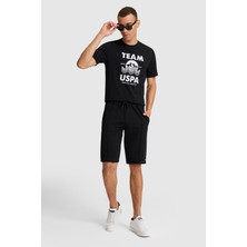 U.s. Polo Assn. Erkek Siyah Şort (Örme) 50327203-VR046