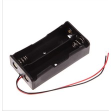 Alkatronik İkili 2 Li 18650 Pil Yuvası Kablolu Tutucu 7.4V Pil Şarj Kutusu
